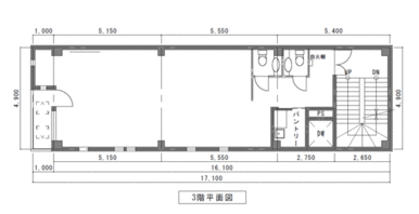 ３階平面図