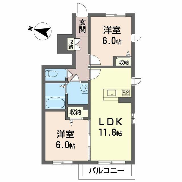 ミーシャ ００１０３ 2LDKの画像