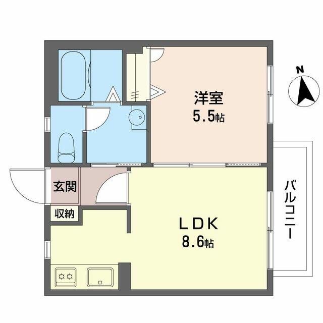 メゾン・ド・ソレイユ ００２０１ 1LDKの画像