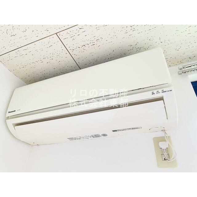 エアコン設置済みなので面倒な取り付け作業いりません♪