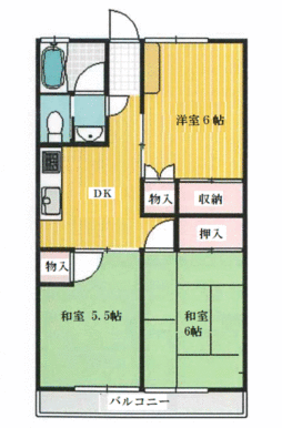 南向き３ＤＫ　駐車場２台目月額３，０００円