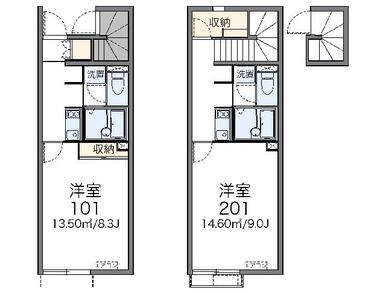 代表的な間取のため実際の間取とは異なる場合があります
