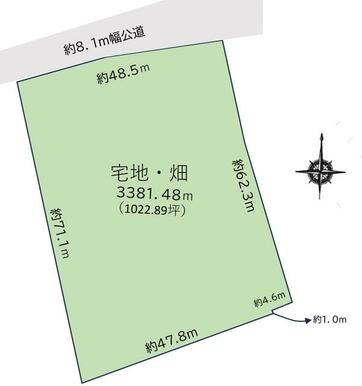 図面と現況が異なる場合は現況優先とさせていただきます。