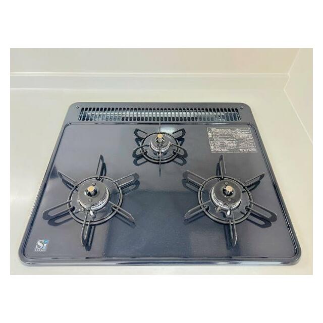 「3口ガスコンロ」新品に交換しております。