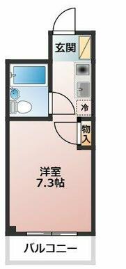 単身者様向け１Rのお部屋