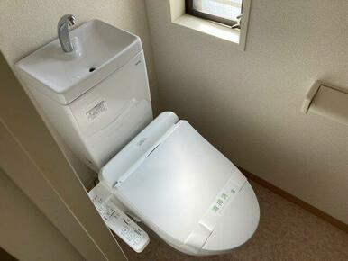 ゆったりとした空間のトイレです