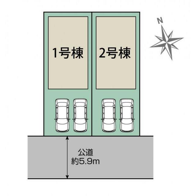 千葉市若葉区千城台東2丁目2棟 区画図