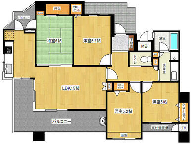 広々４ＬＤＫ。令和７年１月下旬ハウスクリーニング済みです。