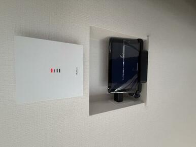 【６号棟】ID LINKは、アイディホーム独自のスマートホームシステムです。 インターフォンと接続しタブレットから訪問者の確認が出来ます。