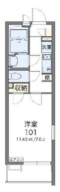 代表的な間取のため実際の間取とは異なる場合があります