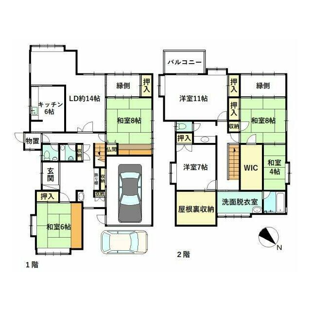 富山駅徒歩圏内の好立地！芝園エリアの5LDK！