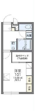 代表的な間取のため実際の間取とは異なる場合があります