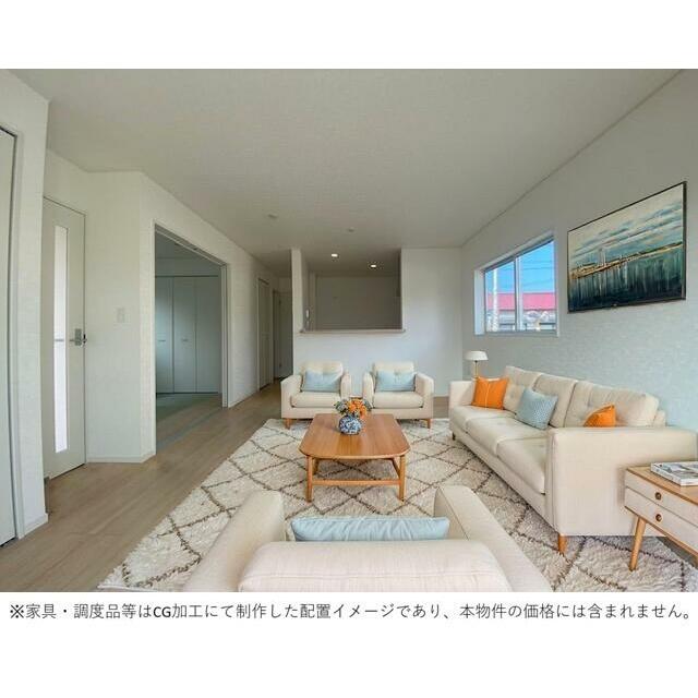 ※家具・調度品等はCG加工にて制作した配置イメージであり、本物件の価格には含まれません。
