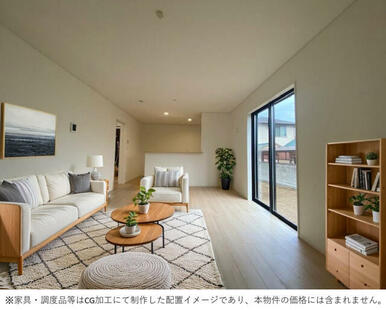 ※家具・調度品等はCG加工にて制作した配置イメージであり、本物件の価格には含まれません。