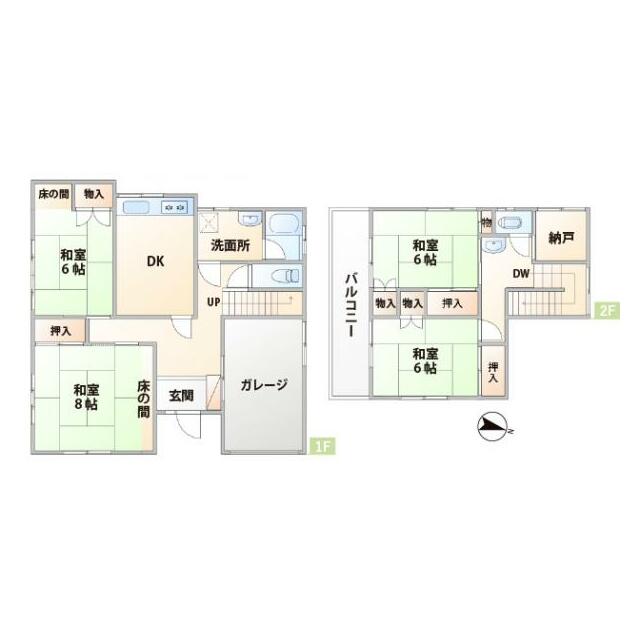 間取図です。図面と異なる場合は現況を優先させていただきます。