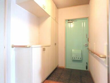 落ち着いた玄関です