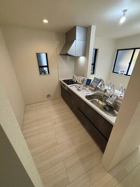 栄養補給だけじゃない。だからキッチンはとっても大切。（1号棟）