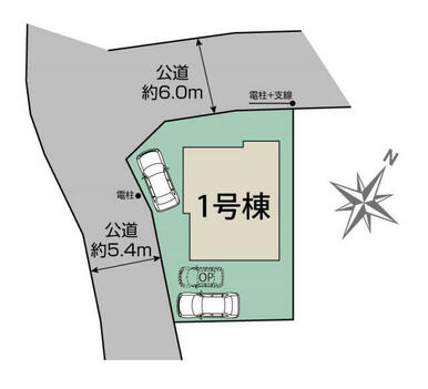 市川市国府台1丁目1棟 区画図