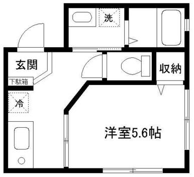 洋室は隣室との接地面が無し！オススメポイントです