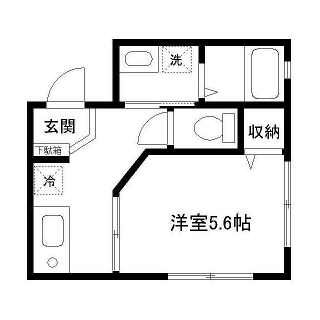 洋室は隣室との接地面が無し！オススメポイントです