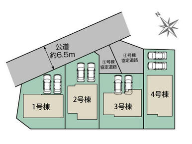 日進市藤塚3丁目4棟 区画図