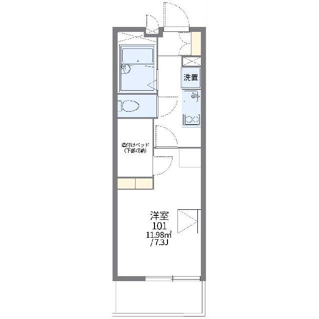 代表的な間取のため実際の間取とは異なる場合があります