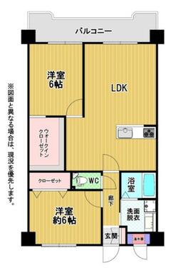 ウォークインクローゼット付きで安心の収納力です