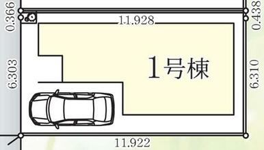 １号棟　区画図面