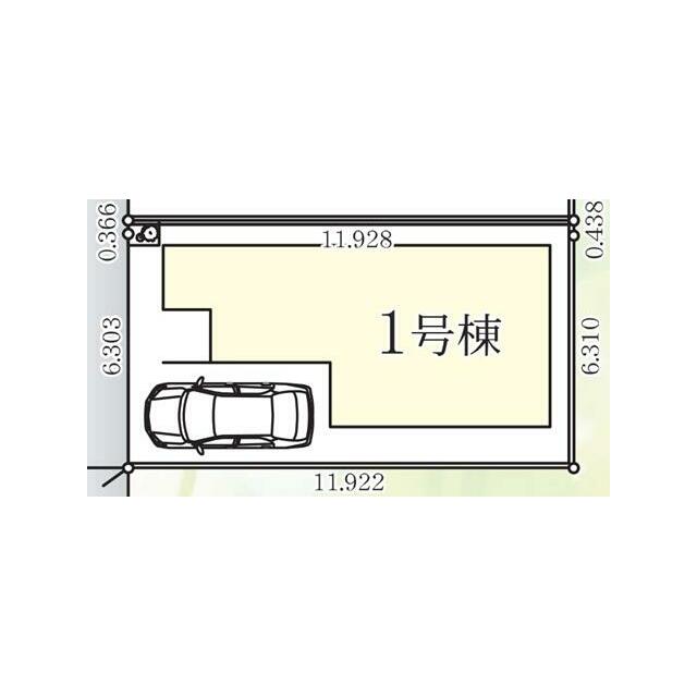 １号棟　区画図面