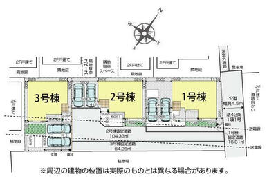日高市中鹿山2期3棟 区画図