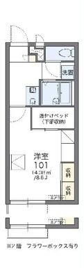 代表的な間取のため実際の間取とは異なる場合があります
