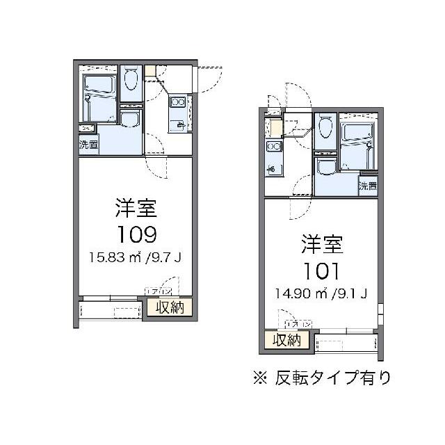 代表的な間取のため実際の間取とは異なる場合があります