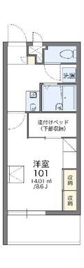 代表的な間取のため実際の間取とは異なる場合があります