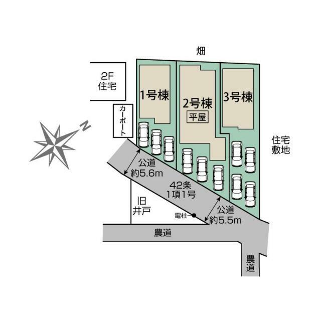 久喜市栗原3棟 区画図