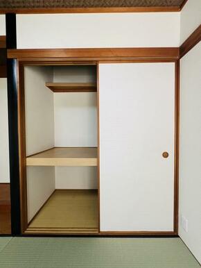 和室の押入れの様子
