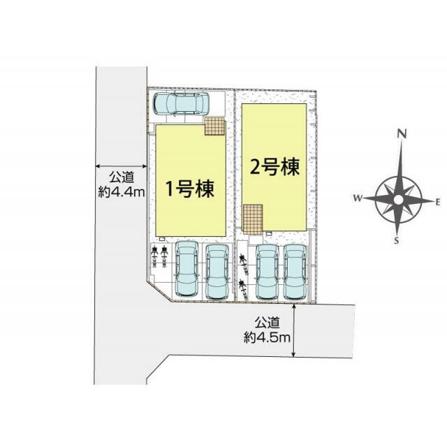 岡山市中区福泊4期2棟 区画図