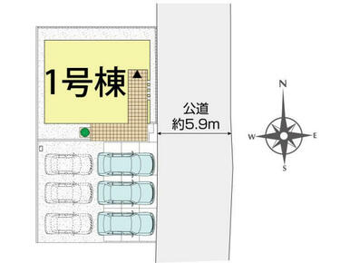 南城市つきしろ5期1棟 区画図