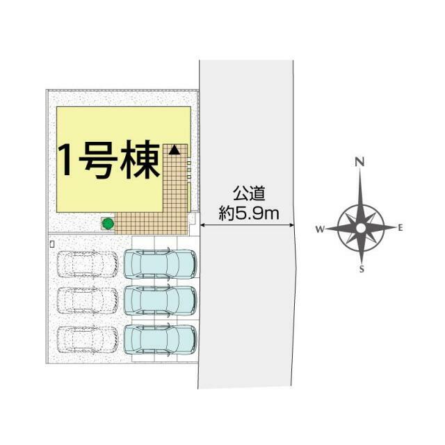 南城市つきしろ5期1棟 区画図