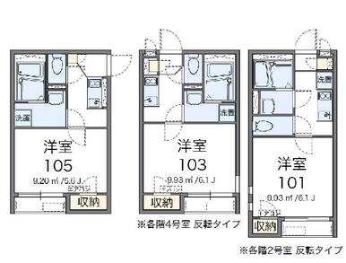 代表的な間取のため実際の間取とは異なる場合があります