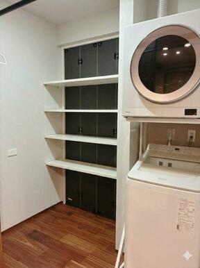 ランドリースペースも広いので洗濯物も片づけ易いですね！