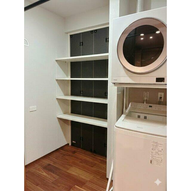 ランドリースペースも広いので洗濯物も片づけ易いですね！