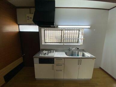 グリル付二口ガスコンロ