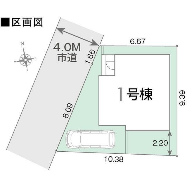 １号棟　区画図