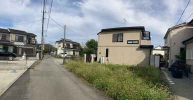 １号棟　現地土地写真