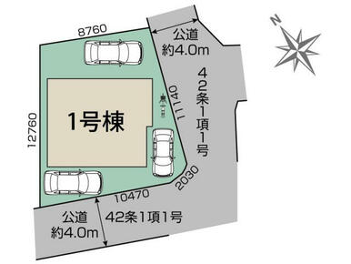 大津市坂本2丁目1棟 区画図