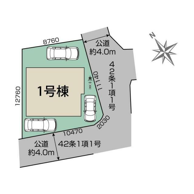 大津市坂本2丁目1棟 区画図