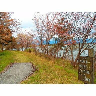 琵琶湖畔まで車で１０分