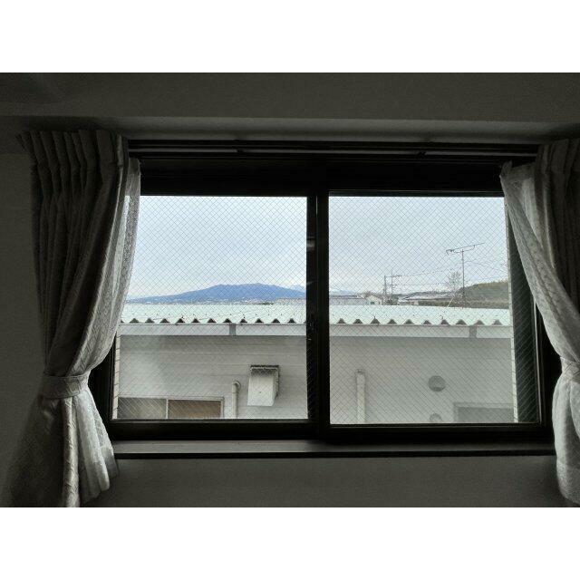 リビングから富士山が見えます