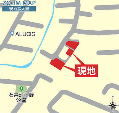 現地案内図・拡大