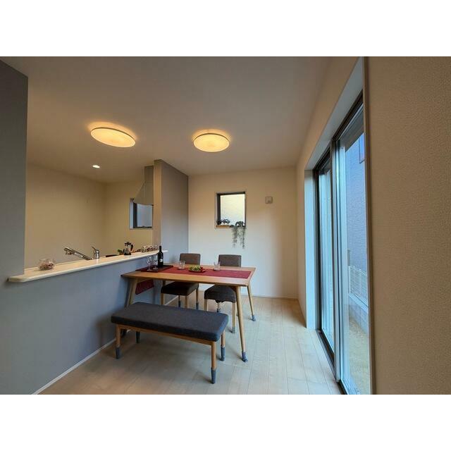 笑顔が溢れる、心和むリビング（3号棟）